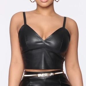 faux real crop top